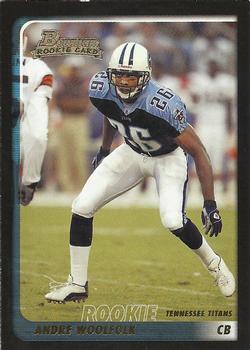 2003 Bowman #208 Andre Woolfolk Front