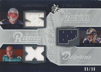 2008 SPx - Winning Trios 99 #WT2 Marc Bulger / Chad Henne / Kevin O'Connell Front