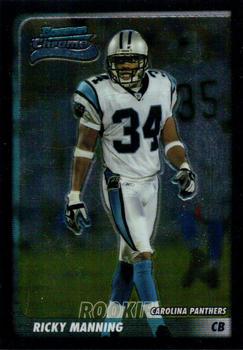 2003 Bowman Chrome #124 Ricky Manning Front