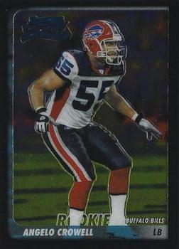 2003 Bowman Chrome #156 Angelo Crowell Front
