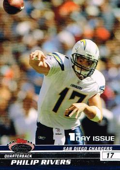 2008 Stadium Club - First Day Issue #37 Philip Rivers Front