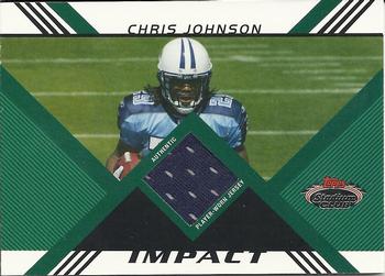2008 Stadium Club - Impact Relics #IR-CJO Chris Johnson Front