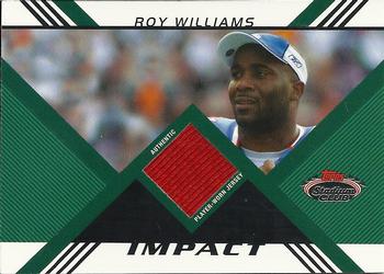2008 Stadium Club - Impact Relics #IR-RW Roy Williams Front
