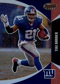 2003 Bowman's Best #23 Tiki Barber Front