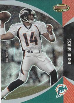 2003 Bowman's Best #24 Brian Griese Front