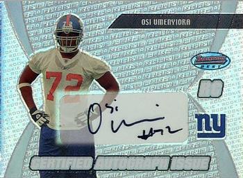 2003 Bowman's Best #138 Osi Umenyiora Front