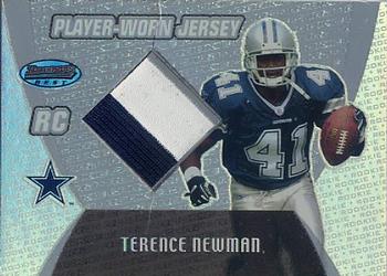 2003 Bowman's Best #93 Terence Newman Front