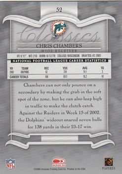 2003 Donruss Classics #52 Chris Chambers Back