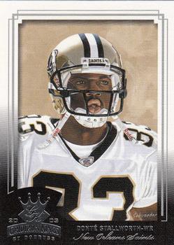 2003 Donruss Gridiron Kings #60 Donte Stallworth Front