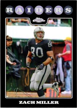 2008 Topps Chrome - Refractors #TC105 Zach Miller Front