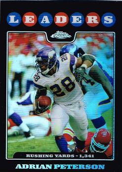 2008 Topps Chrome - Refractors #TC125 Adrian Peterson Front