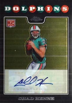 2008 Topps Chrome - Rookie Autographs #TC169 Chad Henne Front