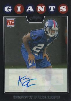 2008 Topps Chrome - Rookie Autographs #TC268 Kenny Phillips Front