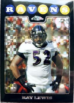 2008 Topps Chrome - Xfractors #TC116 Ray Lewis Front