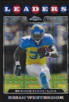 2008 Topps Chrome - Xfractors #TC126 Brian Westbrook Front