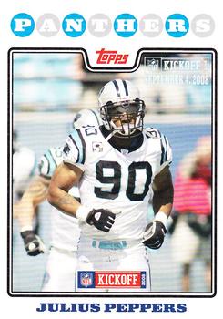 2008 Topps Kickoff - Silver Holofoil #52 Julius Peppers Front