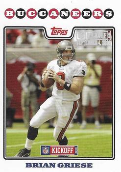 2008 Topps Kickoff - Silver Holofoil #75 Brian Griese Front