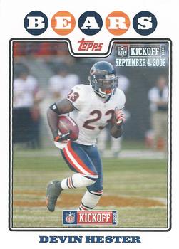 2008 Topps Kickoff - Silver Holofoil #110 Devin Hester Front