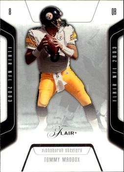2003 Flair #9 Tommy Maddox Front