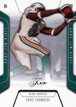 2003 Flair #58 Chris Chambers Front