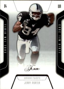 2003 Flair #62 Jerry Porter Front