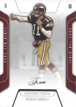 2003 Flair #63 Patrick Ramsey Front
