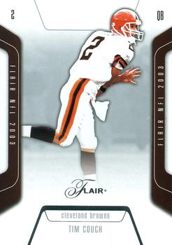 2003 Flair #79 Tim Couch Front