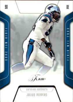 2003 Flair #90 Julius Peppers Front