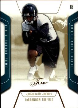 2003 Flair #129 LaBrandon Toefield Front