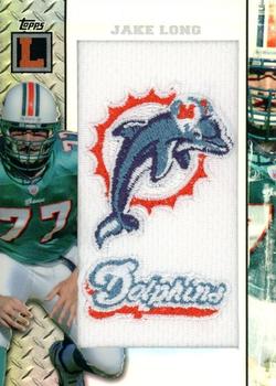 2008 Topps Letterman - Patches Team Logos Refractors #TLP-JL Jake Long Front
