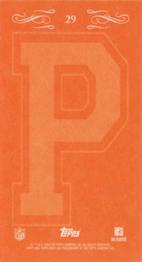 2008 Topps Mayo - Mini Princeton Orange Backs #29 Marc Bulger Back