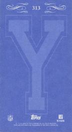 2008 Topps Mayo - Mini Yale Blue Backs #313 Arthur Conan Doyle Back