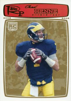 2008 Topps Rookie Progression - Gold #195 Chad Henne Front