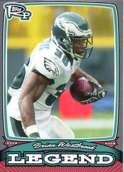 2008 Topps Rookie Progression - Legends #PL-BW Brian Westbrook Front