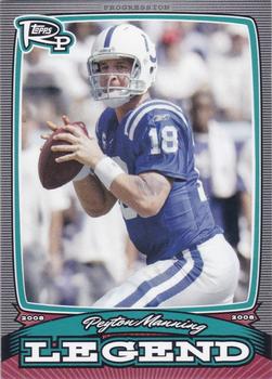 2008 Topps Rookie Progression - Legends #PL-PM Peyton Manning Front