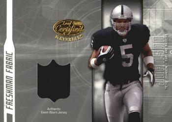 2003 Leaf Certified Materials #FF-175 Teyo Johnson Front