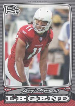 2008 Topps Rookie Progression - Legends Silver #PL-LF Larry Fitzgerald Front