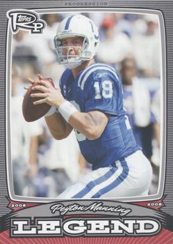 2008 Topps Rookie Progression - Legends Silver #PL-PM Peyton Manning Front