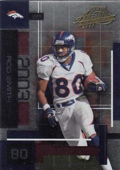2003 Playoff Absolute Memorabilia #15 Rod Smith Front