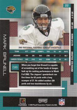 2003 Playoff Absolute Memorabilia #22 Mark Brunell Back