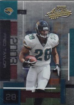 2003 Playoff Absolute Memorabilia #23 Fred Taylor Front