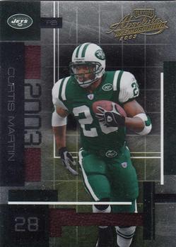 2003 Playoff Absolute Memorabilia #36 Curtis Martin Front