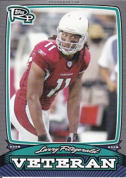 2008 Topps Rookie Progression - Veterans #PV-LF Larry Fitzgerald Front
