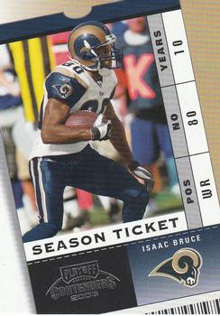 2003 Playoff Contenders #37 Isaac Bruce Front