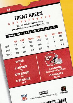 2003 Playoff Contenders #44 Trent Green Back