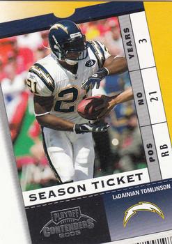 2003 Playoff Contenders #51 LaDainian Tomlinson Front