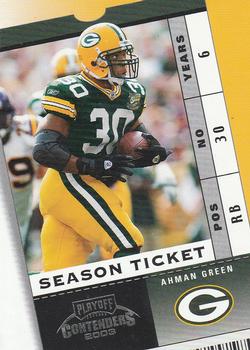 2003 Playoff Contenders #59 Ahman Green Front