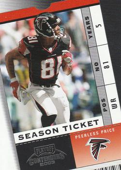 2003 Playoff Contenders #77 Peerless Price Front