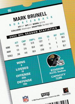 2003 Playoff Contenders #95 Mark Brunell Back