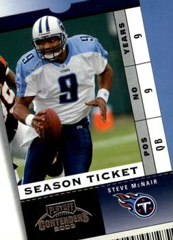 2003 Playoff Contenders #98 Steve McNair Front